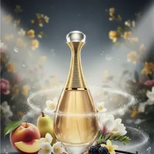 عطر-جادور-دیور-له-Jadore-LOr-گلی-میوه-ای-محصول-2023-با-نت-انبه-و-وانیل-اور
