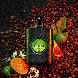 عطر-زنانه-بلک-اوپیوم-الیسیت-گرین-ایوسن-لورن-YVES-SAINT-LAURENT-Black-Opium-Illicit-Green-گلی-میوه-ای-و-شیرین-و-گرم-محصول-2023-و-نتها
