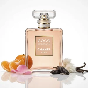 عطر-زنانه-کوکو-شنل-مادمازل-CHANEL-Coco-Mademoiselle-Parfum-مرکباتی-گلدار-سفید-و-خنک-محصول-2001-با-نتهای-اصلی.