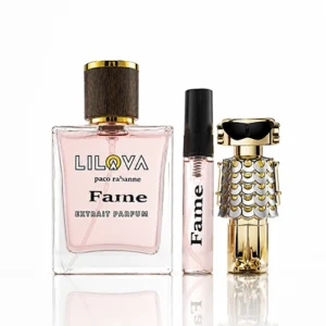 عطر-فیم-پاکورابان-زنانه-paco-rabanne-Fameشرقی-گلی-2021-اکستریت-مشابه-سازی-لیلووا.