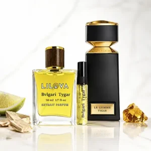 عطر-مردانه-بولگاری-تایگار-BVLGARI-Tygarمرکباتی-معطر-و-خنک-محصول-2016-مشابه-سازی-برند-نت-چوبی-آمبروکسان-لیلووا
