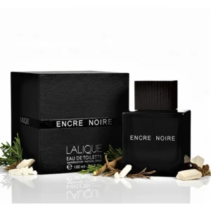 عطر-مردانه-لالیک-انکر-نویر-لالیک-مشکی-LALIQUE-Encre-Noire-چوبی-وتلخ-اصل-محصول-2005-بهمراه-نتهای-چوبی-و-سبز.