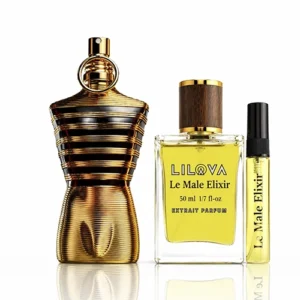 عطر-مردانه-له-مل-الکسیر-Le-Male-Elixirشرقی-و-تند-گرم-محصول-2023-مشابه-سازی-برند-لیلووا