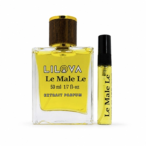 عطر شب سرد زمستانی مردانه له میل له پارفوم Le Male Le Parfum رایحه وانیلی گرم