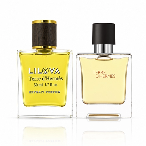 عطر مردانه Terre d’Hermès Intense چوبی چایپر و تند مشابه سازی برند لیلووا — راهنمای خرید عطر از لیلووا