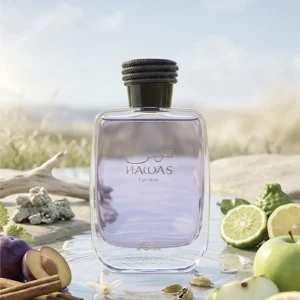 عطر-هوس-مردانه-با-نتهای-آلو-سیاه-وسیب-و-مشک